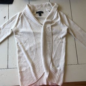 white cardigan